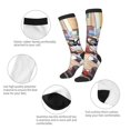 thumbnail image 4 of Saiise Bluey Funny Socks Men Women Boys Kids Adults Novelty Graphic Crew Tube Socks Crazy Design Casual Dress Socks for Sports,Running,Travel, 4 of 7