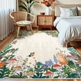 thumbnail image 2 of Garvee 6'x9' Jungle Animal Print Area Rug for Living Room, Washable Rugs Soft Non Slip Bedroom Carpet Farmhouse Low Pile Floor Mat for Dining Room, Beige, 2 of 7