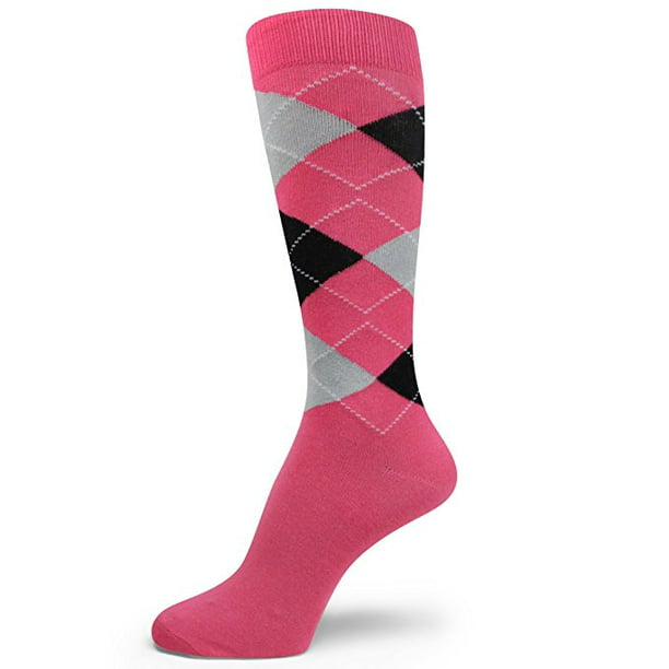 Spotlight Hosieryshades of PINK Men Groomsmen dress Socks (Hot Pink ...