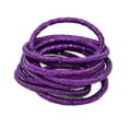 thumbnail image 1 of Minnieouse 10 piezas de bandas para el cabello, diadema elástica, tocado sólido ajustable, soporte grueso, accesorios de estilismo sin costuras Accesorio para el cabello Morado oscuro, 1 of 6