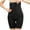 Black, variant on High Waisted Shapewear Shorts for Women Butt Lifting Adjustable Waist Thigh Slimmer Seamless Body Shaper Underwear