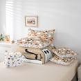 thumbnail image 5 of Feelyou Teens Funny Ghost Bedding Comforter Set 7-Piece, Cartoon Black Cat King Bedding Sets, Halloween Bat Pumpkin Reversible Bed Sheets, Breathable Home Decor, 5 of 7