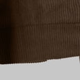 thumbnail image 6 of Moxiu Men's Corduroy Bomber Jacket Zip Up Vintage Collared Trucker Work Jackets Long Sleeve Casual with Pockets Brown,L, 6 of 8