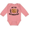 thumbnail image 3 of Inktastic My 1st Oktoberfest with Pretzel and Laurels Boys or Girls Long Sleeve Baby Bodysuit, 3 of 5