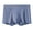Purple, variant on Men Modal Boxer Underwear Mid-rise Elastic Waistband Breathable Mesh Shorts Briefs Panties Daily Wear