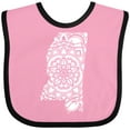 thumbnail image 3 of Inktastic Mississippi Silhouette Mandala Boys or Girls Baby Bib, 3 of 4
