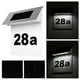thumbnail image 1 of Xihbxyly Artículos para Mujeres Por Menos de 10 Dólares. Número de Puerta Paneles Solares Solares Luces de Pared Solares Led Placa de Puerta de 4 Led, 1 of 7