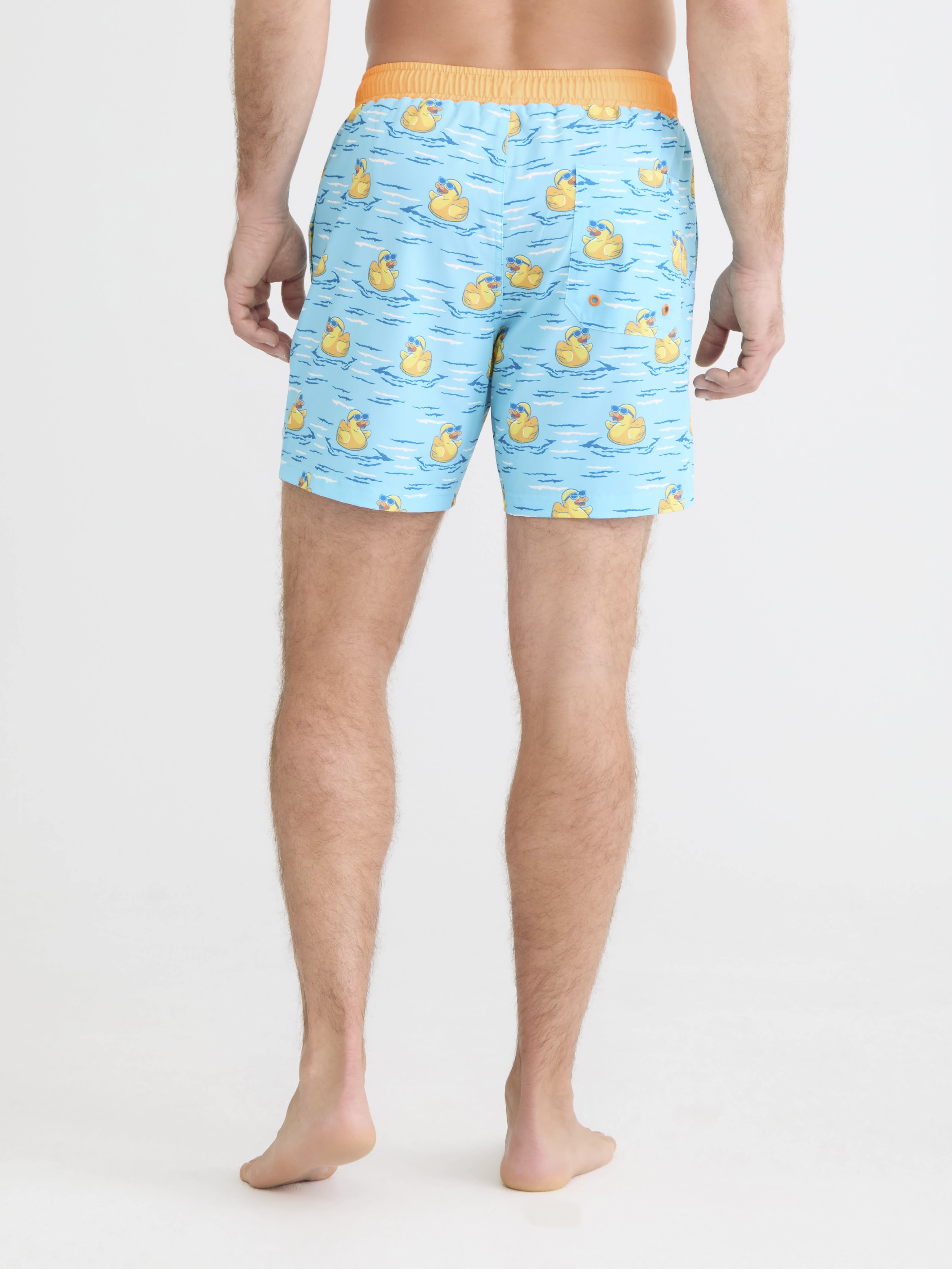 Birdie Bound Men's & Big Men's Swim Trunks with 2-In-1 Liner, Sizes S-3XL