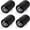 XMY-black01-A4, variant on Tire Valve Stem Caps for Toyota Metal Car Wheel Air caps Auto Valve Stem Caps Accessories 4 Pcs Black