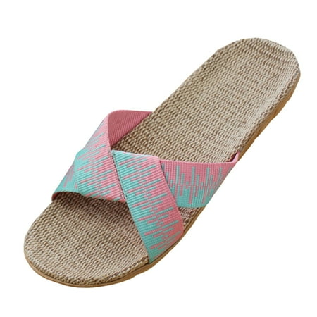 

Youmylove Summer Women Slide Slippers Home Footwear Indoor Outdoor Shoes Slides Cute Cow Slippers Comfort Cozy Leisure Daily Walking
