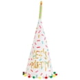thumbnail image 1 of KAKOWELY Sombreros de cono de cumpleaños, gorras de cono de tela, sombreros de cono para fiesta de cumpleaños infantil, tocados para fiesta de cumpleaños, 1 of 3