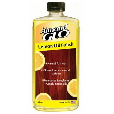 Almond Glo Lemon Oil Polish, 16 oz