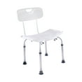 thumbnail image 3 of BELOVING Shower Chair Backrest Heavy Duty Adjustable Shower Stool for Seniors Elderly grey, 3 of 10