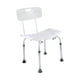 thumbnail image 3 of Silla de ducha para el asiento interior de estabilidad altura ajustable silla de baño de baños antideslizantes para adultos mayores ancianos gris, 3 of 9