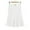 White, variant on LUOGENLI Skirt Bow Trim Contrasting Plaid Skirt Skirt Skirt Skirts for Women Midi Length Summer Skirts for Women Denim Flowy White L