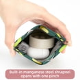 thumbnail image 3 of FeBohao 2 PCS Cosmetic Shrapnel Bag Portable Makeup Toiletry Bags Squeeze Purse Pocket Vegan Leather Square Small Organizer Soft Toddler for Kit Glam Handbags Everyday Cosmetology School Kids, 3 of 5