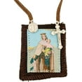 thumbnail image 2 of Catholic Holy Figure Saint Scapular (Sacred Heart / Our Lady of Mt Carmel), 2 of 6