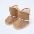 thumbnail image 4 of URMAGIC 0-18M Newborn Baby Cute Boots Winter Infant Soft Sole Anti-Slip Shoes Toddler Solid Snow Warm Boots, 4 of 10