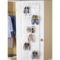 thumbnail image 1 of Mainstays 24 Pocket over-The-Door Shoe Organizer, Other Accessories Organizer, White, 1 of 5