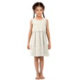 thumbnail image 6 of Girls Dress Small Flowers Sleeveless Dress for Girls Hem A-Line Casual Sundress, 6 of 7