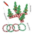 thumbnail image 2 of Eoozwa Inflatable Christmas Tree Collar Game Toy Christmas Inflatable Antlers Throwing Collar Parent Child Interactive Inflatable Decoration Indoor Christmas Decorations, Multicolor, 2 of 6