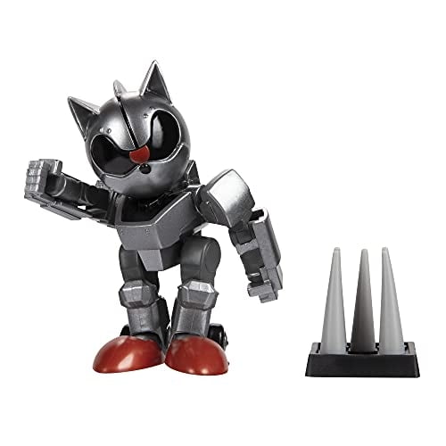 Sonic The Hedgehog Figura de acción de 4 pulgadas Mecha Sonic con Spike Trap Juguete colec Sonic The Hedgehog Sonic The Hedgehog