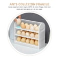 thumbnail image 6 of KALLORY Refrigerator Egg Storage Rack Multi Layer 1Pack 9.9X8.5X3.9In, 6 of 8