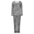 thumbnail image 6 of Xunlbb Womens Nightwear Loungewear Ladies' Gradient Printed Casual Top Pants Pajama Set S-3XL, 6 of 6
