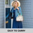 thumbnail image 6 of Pioneer Flower Floral Print Pattern Drawstring Lunch Bag Women - Drawstring Lunch Bag Insulated for Work Office - Stain-Resistant Large Lunchbags for Women with Multi-Pockets, 6 of 6
