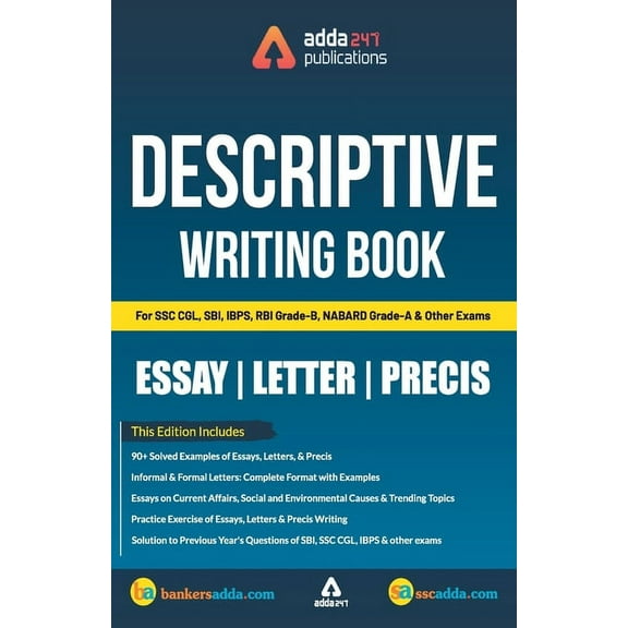 Descriptive Writing Book for SSC and Bank Exams (English Printed Edition), (Paperback)