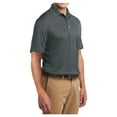 thumbnail image 4 of Yellow Rooster Men's Tall Dri-Mesh Male Polo Steel 4XLT, 4 of 6