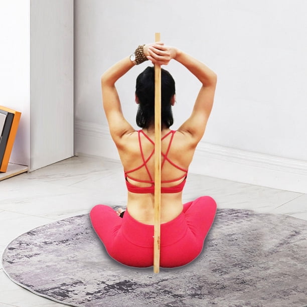 S SERENABLE Bâton de Yoga Correcteur de Bosse Bâton Correcteur de Posture pour Pilates Gym Danse 1 m S SERENABLE Bâton de Yoga Correcteur de Bosse Bâton Correcteur de Posture pour Pilates Gym Danse 1 m