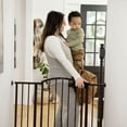 thumbnail image 4 of Summer by Ingenuity The Thruway 52W Series with Glide Open Baby & Pet Safety Gate - Espresso, 4 of 7