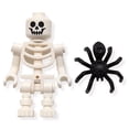thumbnail image 3 of Accesorios LEGO: espeluznantes minifiguras de esqueletos de Halloween (paquete de 4) con arañas adicionales, 3 of 4