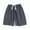 Dark Gray, variant on Ashirexll Womens Shorts Casual, Summer Shorts for Women, Summer Casual Elastic Waistband Wide Leg Shorts Fashion Plaid Shorts