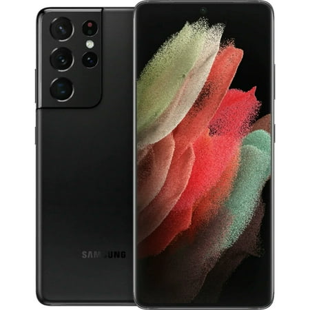 Pre-Owned Samsung Galaxy S21 Ultra 5G SM-G998U1 256GB Black (US Model) - Factory Unlocked Cell Phone (Refurbished: Fair)