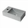 thumbnail image 4 of ALFI brand ABCO108 16" Small Rectangular Solid Concrete Gray Matte Wall Mounted Bathroom Sink, 4 of 9