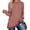 Red, variant on DAFPZW Womens Crewneck Pullovers Color Block Long Sleeve Side Split Tunic Tops