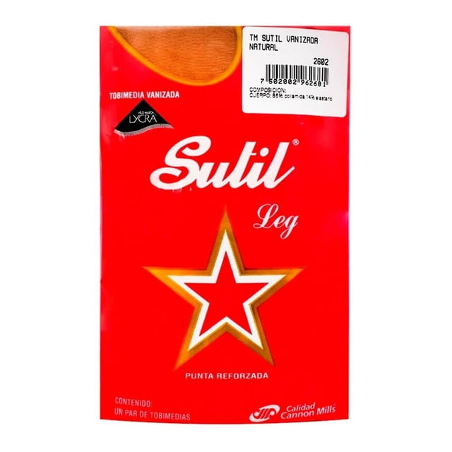 Tobimedias Sutil para Mujer, Vanizada Beige Unitalla
