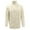 Beige, variant on Tauxra Solid Color Men's Stand Collar Knit Cardigan,Long Sleeve Open Front Sweater