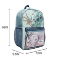 thumbnail image 4 of Mochila Bioworld Disney Stitch & Angel de 41 cm con funda para portátil, 4 of 7