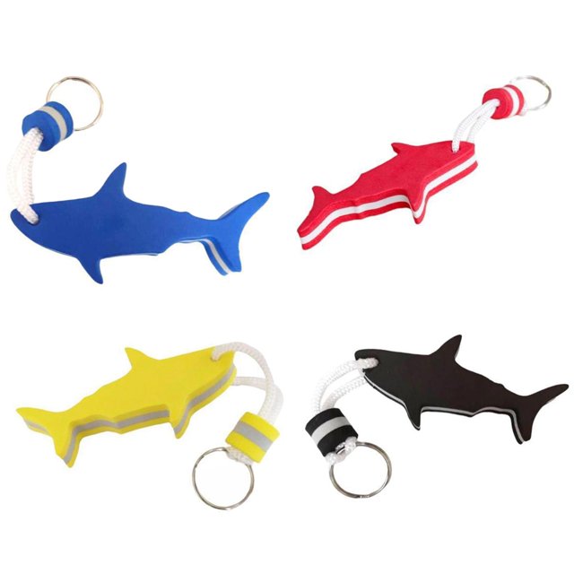 4x Llaveros flotantes a prueba de agua Llaveros flotantes para kayak Canotaje Canotaje Pesca Navegación en yate Deportes acuáticos al aire libre Surf Natación Rojo Negro Baoblaze Llavero flotante