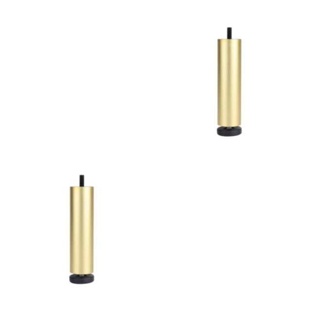 Yuarrent Reemplazo fácil con patas de muebles elegantes y ecológicas únicas para gabinetes y alacenas Pata de de operación suave dorada 25 dorado 25 cm, 1 2Conjunto