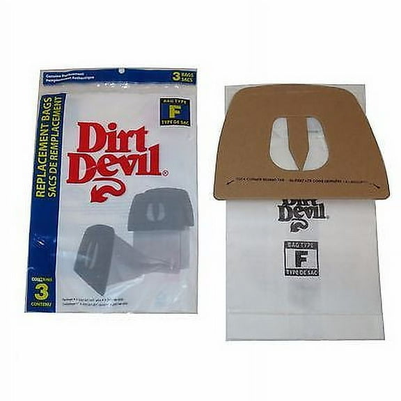 Genuine Royal Dirt Devil Type F Vacuum Cleaner Bags Style 3-200147-001 Vac OEM [6 Bags]