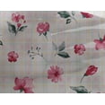 thumbnail image 4 of oneOone Georgette Viscose Fabric Check|Watercolor Leaves & Flower Floral_Printed Craft Fabric BTY 42 Inch Wide, 4 of 4