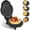 4 In 1 Waffle Maker, variant on Electric Crepe Maker 12'' & Griddle - Non-stick Pan With Spreader For Roti Tortilla Blintzes Pancakes Adjustable Temperature 1000w