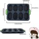 thumbnail image 2 of Silicone Mold Bread Baking Pan, Mini Baguette Baking Tray, Bun Baking Pan, Non-Stick Silicone Baguette Pan, Non-Stick Perforated Sheet, Bread Crisping, 2 of 4