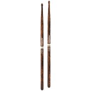 ProMark Claus Hessler ActiveGrip Clear, 5A FireGrain Hickory Drumsticks Wood Tip