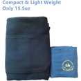 thumbnail image 5 of Hiturbo Microfiber Surf Poncho, Wetsuit changing Bath Robe, Quick Dry Pool Swim Beach Towel with Hood (Blue), 5 of 5