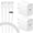 WHITE, variant on JOZASHON 20W iPhone Charger with 6ft USB-C to Lightning Cable, 2-Pack, Fast Charging Compatible with iPad, iPod, Pink